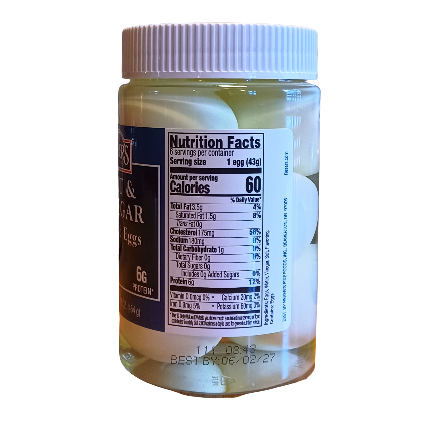 Reser's Salt & Vinegar Pickled Eggs 16 oz.