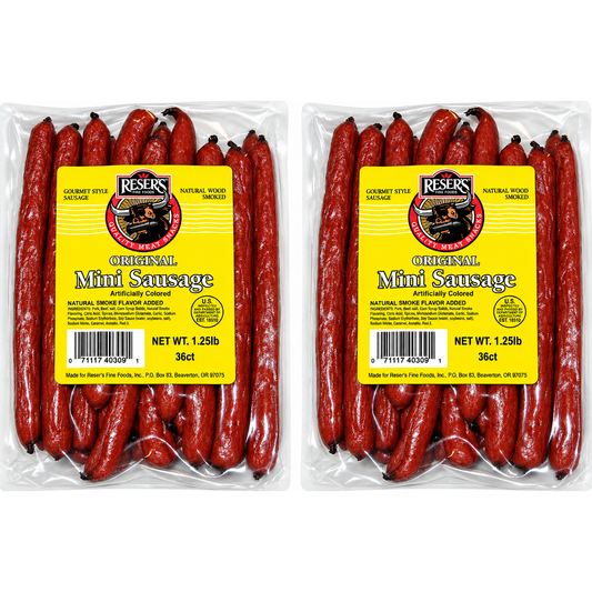 Gourmet Style Mini Smoked Sausage Net 1.25 Pound 2 Pack