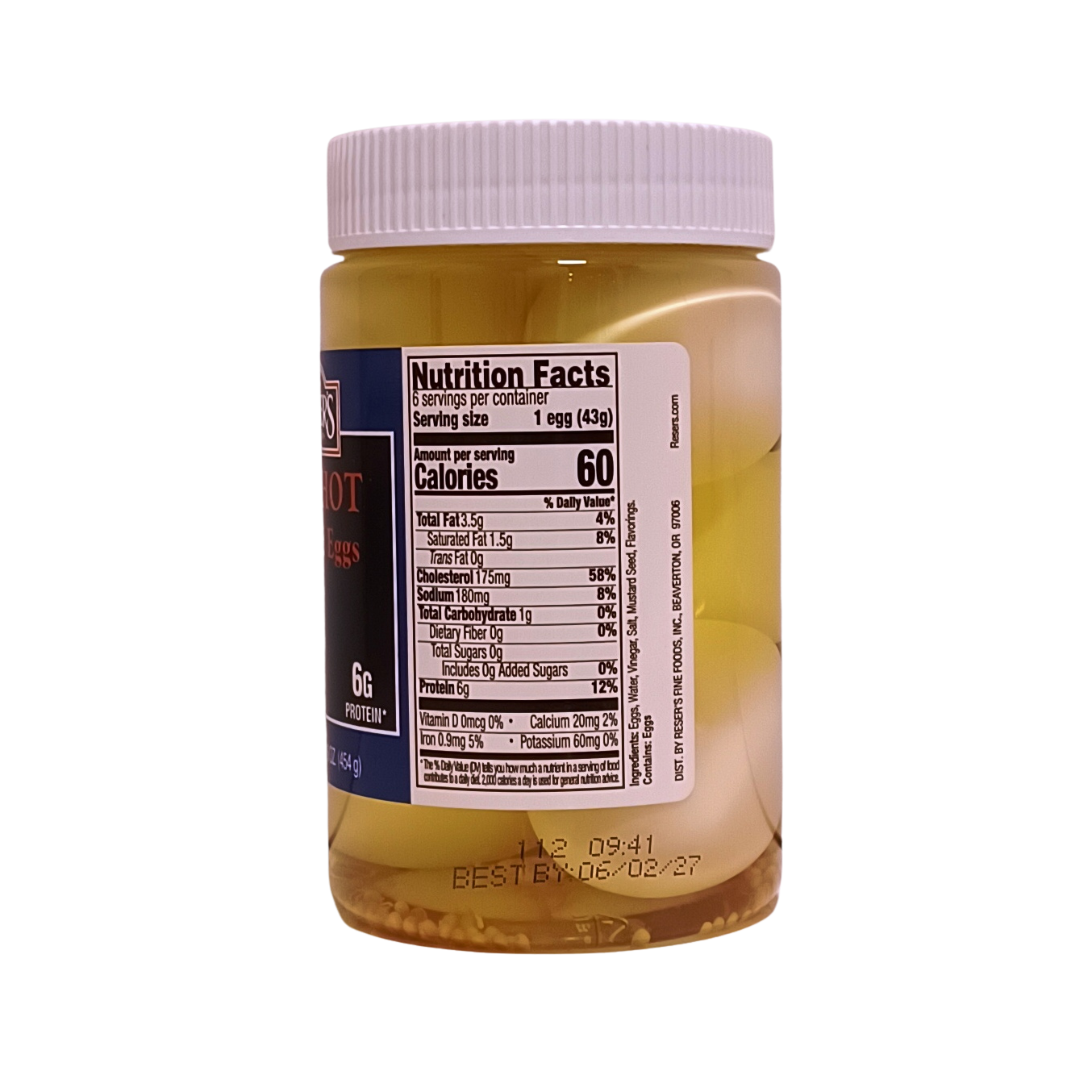 Reser's Red Hot Pickled Eggs 16 oz. Jar