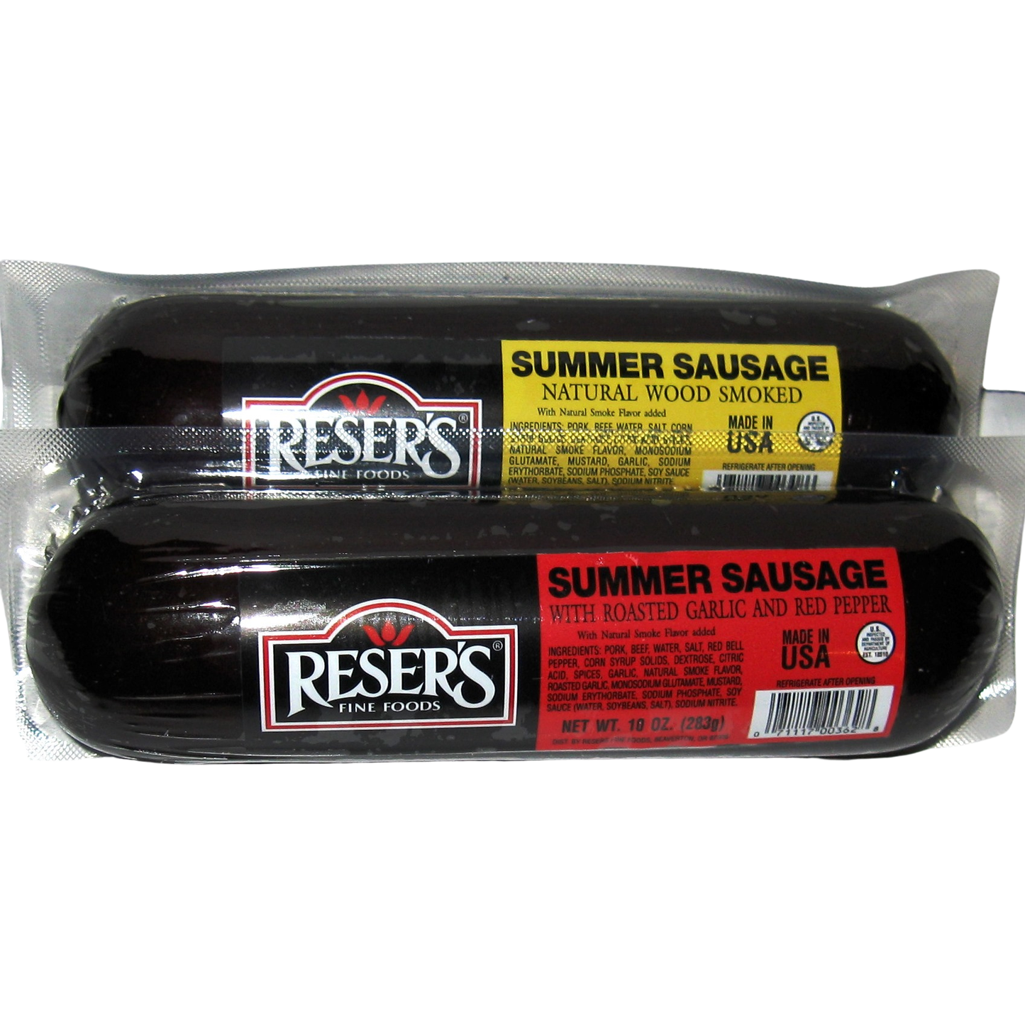 Reser's Assorted Summer Sausages Party Pack / Smoked / Garlic Red Pepper 20 oz.